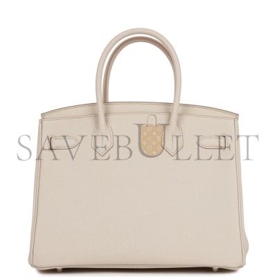 HERMES BIRKIN 30 TOGO AND SWIFT PALLADIUM HARDWARE (30*22*16cm) HERMES BIRKIN 30 TOGO AND SWIFT PALLADIUM HARDWARE (30*22*16cm)