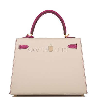 HERMES KELLY 25 EPSOM BRUSHED GOLD HARDWARE (25*17*7cm) HERMES KELLY 25 EPSOM BRUSHED GOLD HARDWARE (25*17*7cm)