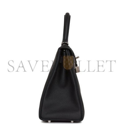 HERMES KELLY RETOURNE 28 CABAN TOGO PALLADIUM HARDWARE (28*22*10cm) HERMES KELLY RETOURNE 28 CABAN TOGO PALLADIUM HARDWARE (28*22*10cm)
