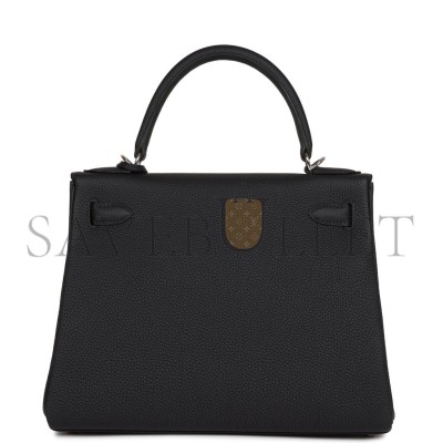 HERMES KELLY RETOURNE 28 CABAN TOGO PALLADIUM HARDWARE (28*22*10cm) HERMES KELLY RETOURNE 28 CABAN TOGO PALLADIUM HARDWARE (28*22*10cm)