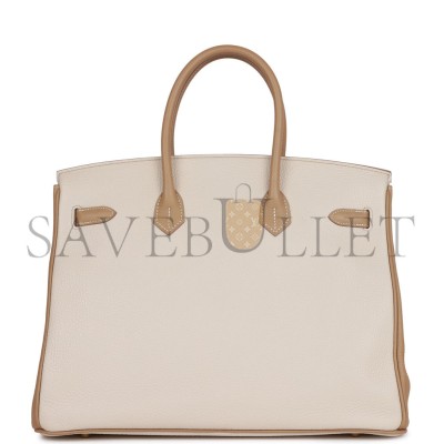 HERMES BIRKIN 35 CLEMENCE BRUSHED GOLD HARDWARE (35*25*18cm) HERMES BIRKIN 35 CLEMENCE BRUSHED GOLD HARDWARE (35*25*18cm)