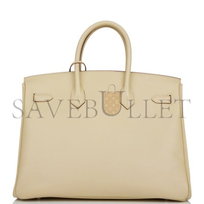 HERMES BIRKIN 35 EPSOM PALLADIUM HARDWARE (35*25*18cm) HERMES BIRKIN 35 EPSOM PALLADIUM HARDWARE (35*25*18cm)