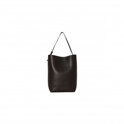 T*E R*W LARGE NS SHOULDER BAG IN LEATHER DARK BROWN W1587L72DBP (43*38*20cm) 13749