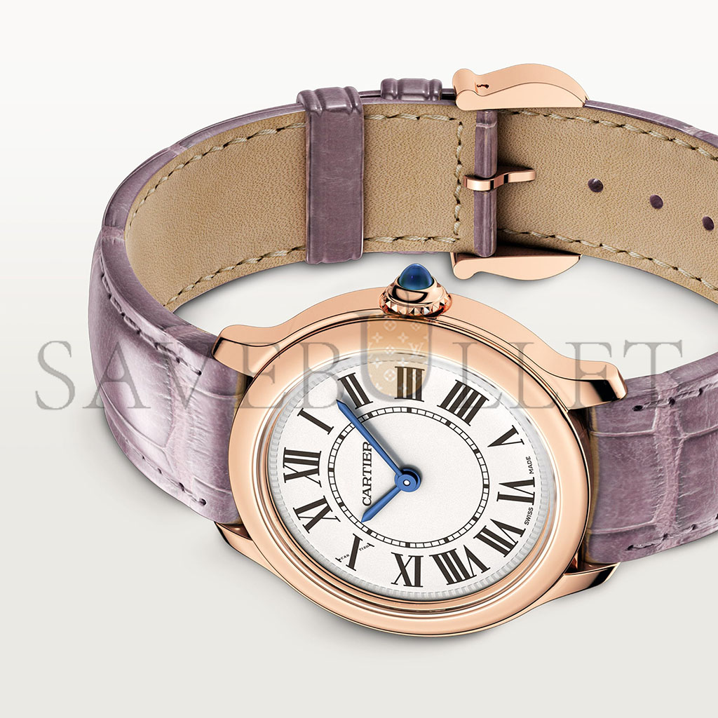 CARTIER RONDE LOUIS CARTIER 29MM WATCH WGRN0013