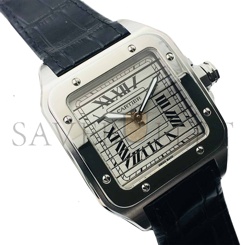 CARTIER SANTOS THREE-SIDED 45MM WATCH WM505914
