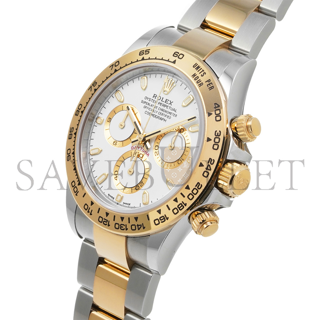 ROLEX DAYTONA TWO TONE WHITE DIAL 40MM WATCH 116503