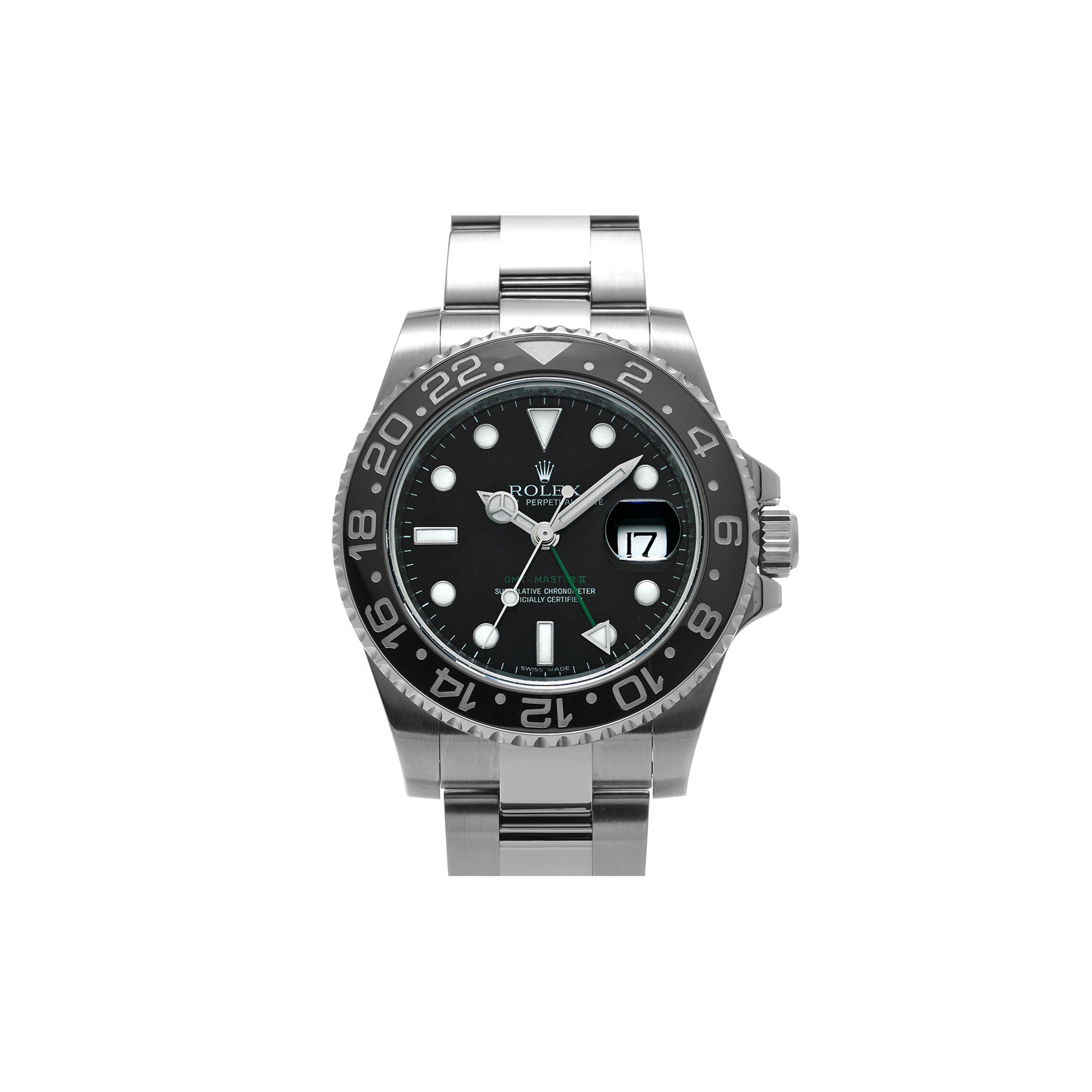 ROLEX GMT-MASTER II 40MM WATCH 116710LN