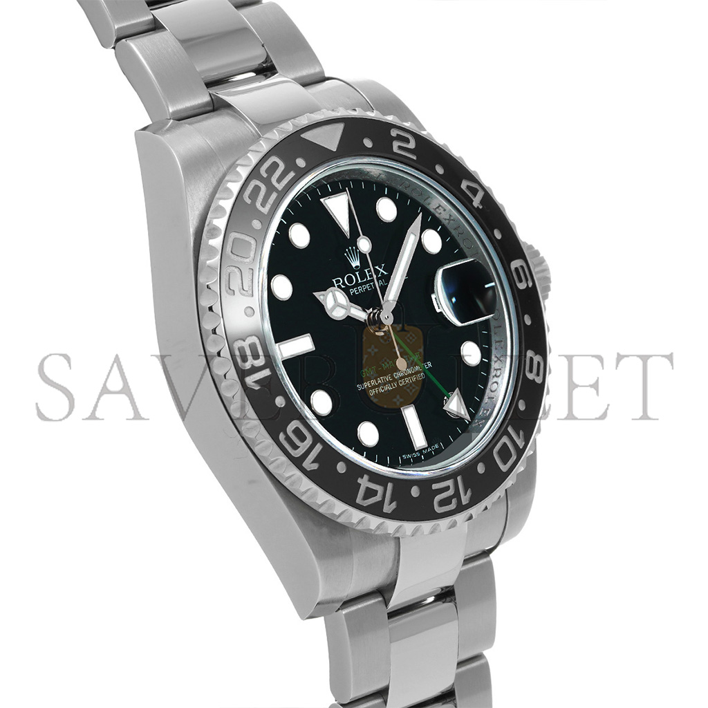 ROLEX GMT-MASTER II 40MM WATCH 116710LN