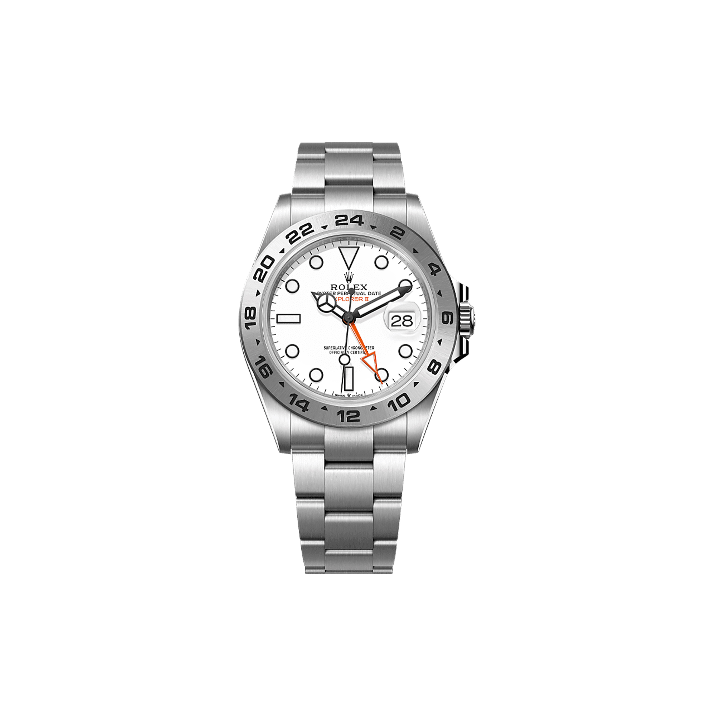 R*L*X EXPLORER II OYSTER, 42 MM, OYSTERSTEEL WATCH 226570-0001