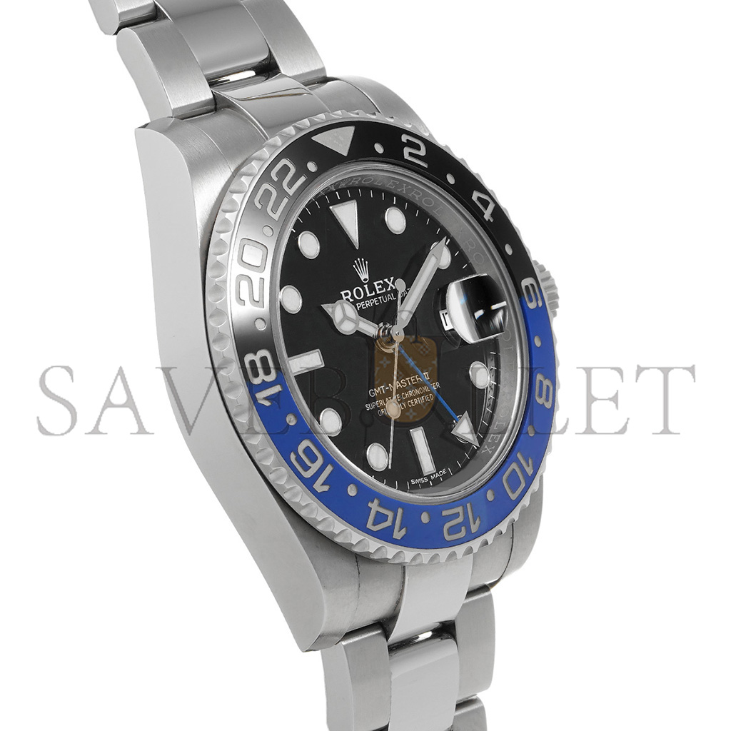ROLEX GMT-MASTER II 40MM WATCH 116710BLNR