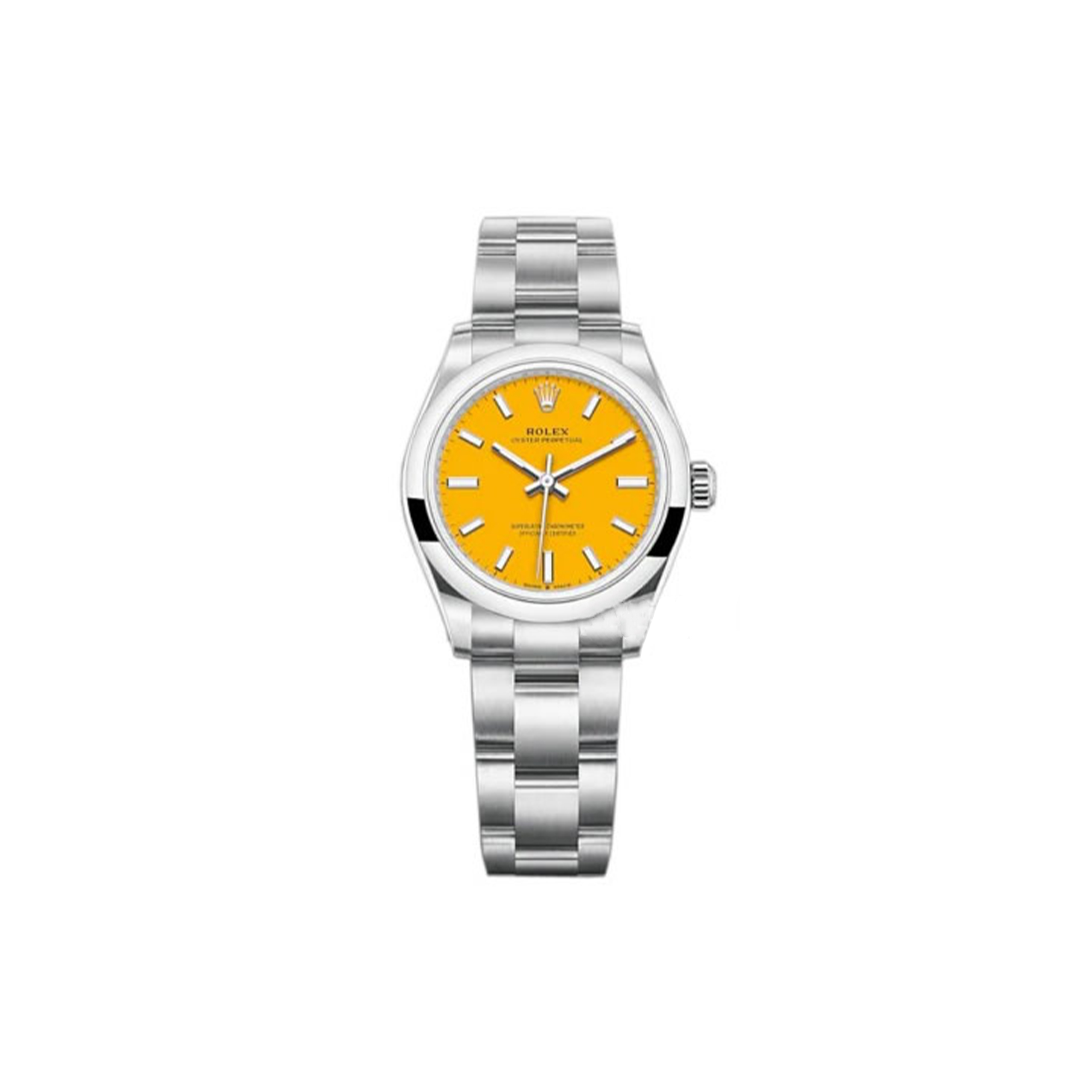R*L*X OYSTER PERPETUAL YELLOW DISC 31MM WATCH 277200-0005