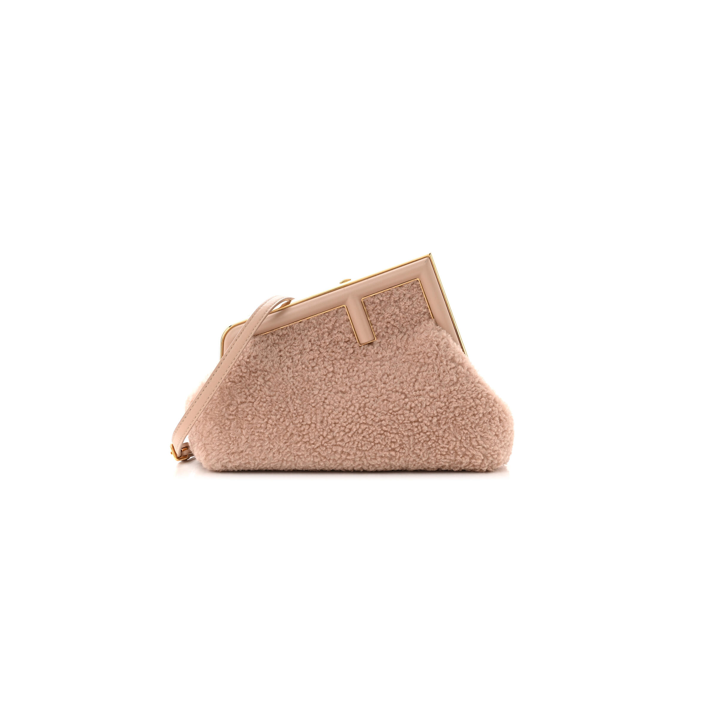 FENDI SHEARLING SMALL FENDI FIRST ROSA PLASTER (24*18*9cm) FENDI SHEARLING SMALL FENDI FIRST ROSA PLASTER (24*18*9cm)