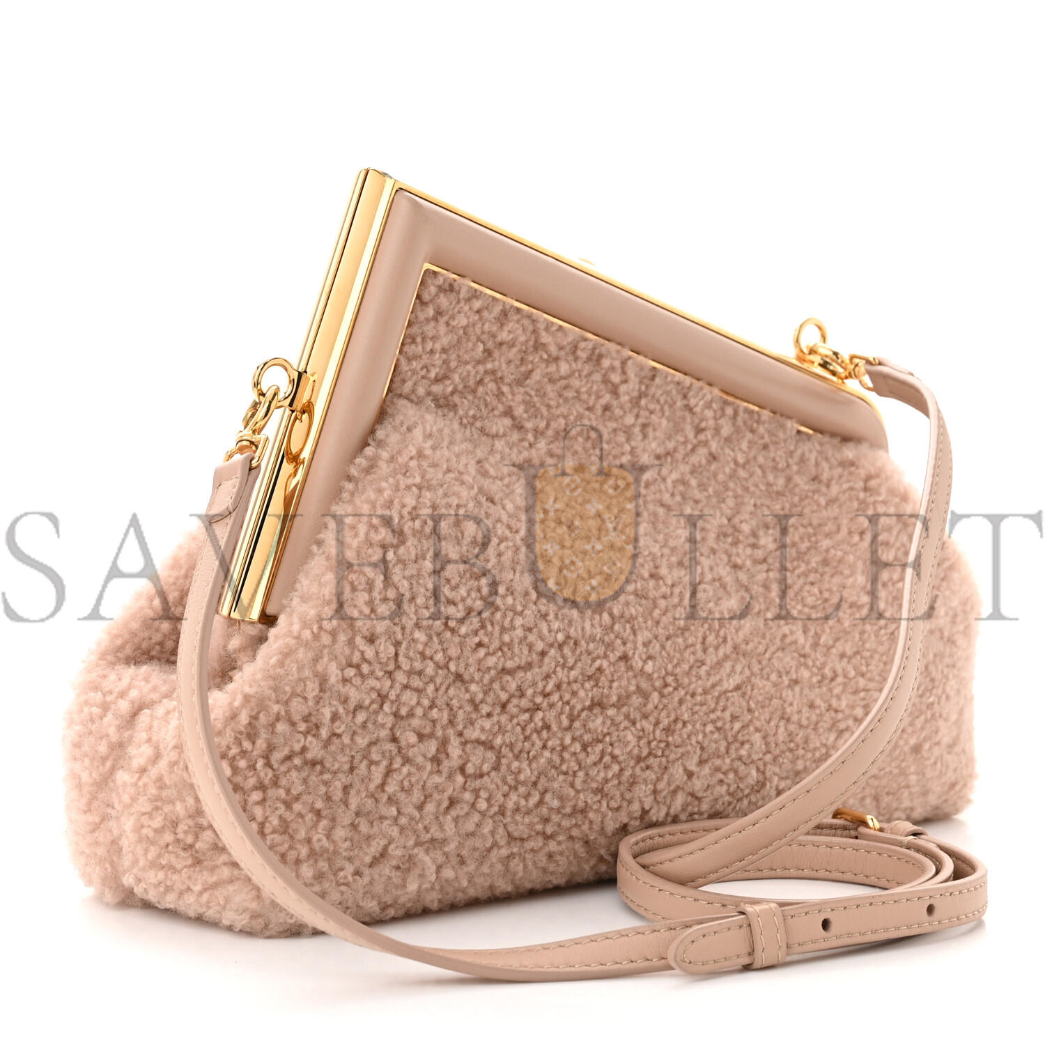 FENDI SHEARLING SMALL FENDI FIRST ROSA PLASTER (24*18*9cm) FENDI SHEARLING SMALL FENDI FIRST ROSA PLASTER (24*18*9cm)