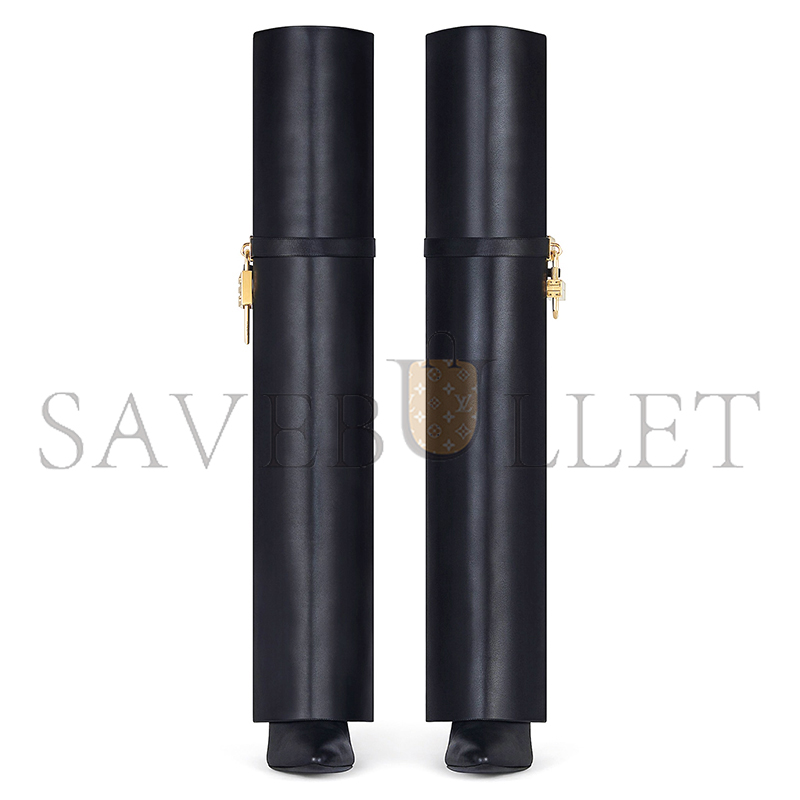GIVENCHY SHARK LOCK STILETTO OVER-THE-KNEE BOOTS IN LEATHER BE703RE223-001 GIVENCHY SHARK LOCK STILETTO OVER-THE-KNEE BOOTS IN LEATHER BE703RE223-001