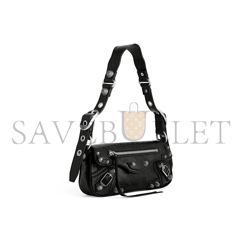 BALENCIAGA WOMEN'S LE CAGOLE IN MINI BLACK 7716701VG9Y1000 (22.8*12.9*4cm)