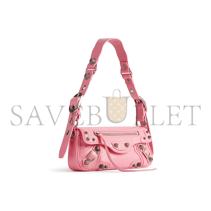 BALENCIAGA WOMEN'S LE CAGOLE IN MINI PINK 7716701VG9Y5812 (22.8*12.9*4cm)