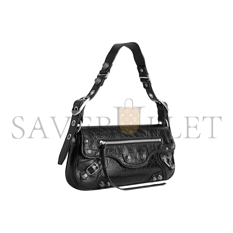 BALENCIAGA WOMEN'S LE CAGOLE IN SMALL BLACK 7716401VG9Y1000 (29.9*13.9*4.5cm)