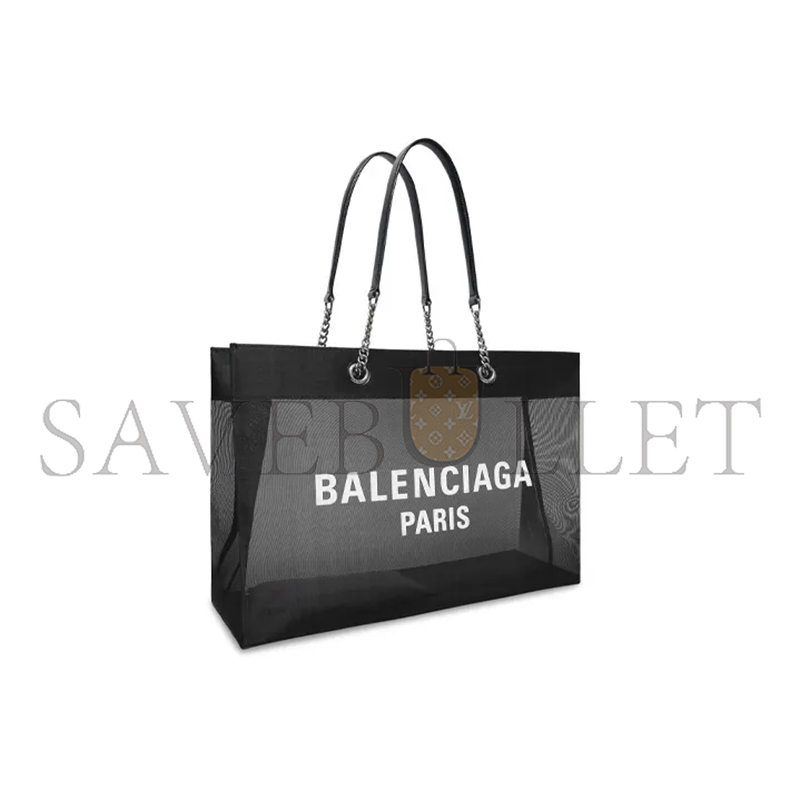BALENCIAGA WOMEN'S DUTY FREE TOTE BAG LARGE IN BLACK 7416052AADB1090 (47*33*16cm)