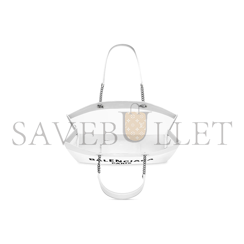 BALENCIAGA WOMEN'S DUTY FREE TOTE BAG LARGE IN WHITE 7416052AADB9060 (47*33*16cm)