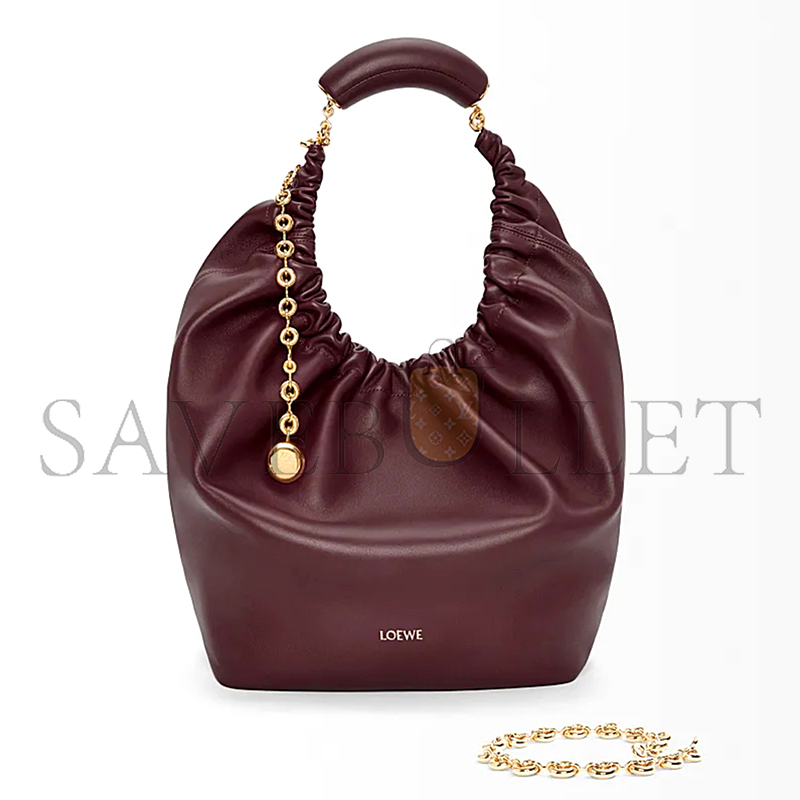 LOEWE MEDIUM SOFT NAPPA SHEEP LEATHER SQUEEZE BAG A914Q37X01 (34*33*13.5cm) LOEWE MEDIUM SOFT NAPPA SHEEP LEATHER SQUEEZE BAG A914Q37X01 (34*33*13.5cm)