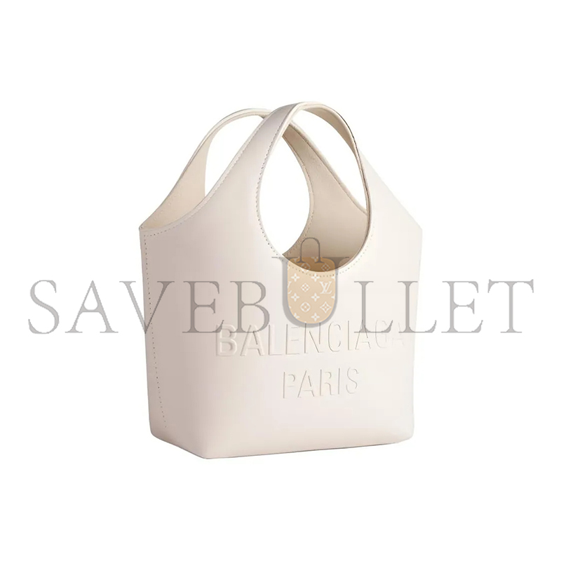 BALENCIAGA WOMEN'S MARY-KATE TOTE BAG SMALL IN WHITE 7470362AAOS9914 (23.9*23.9*10.9cm)