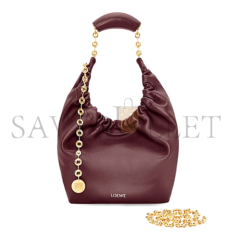 LOEWE SMALL SOFT NAPPA SHEEP LEATHER SQUEEZE BAG A914NCHX01-03 (29*24*10.5cm) LOEWE SMALL SOFT NAPPA SHEEP LEATHER SQUEEZE BAG A914NCHX01-03 (29*24*10.5cm)