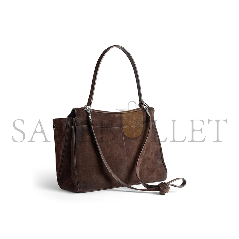 BALENCIAGA WOMEN'S RODEO HANDBAG MEDIUM IN LIGHT ESPRESSO 7897722AB4G2308 (35*23.3*10.9cm) BALENCIAGA WOMEN'S RODEO HANDBAG MEDIUM IN LIGHT ESPRESSO 7897722AB4G2308 (35*23.3*10.9cm)