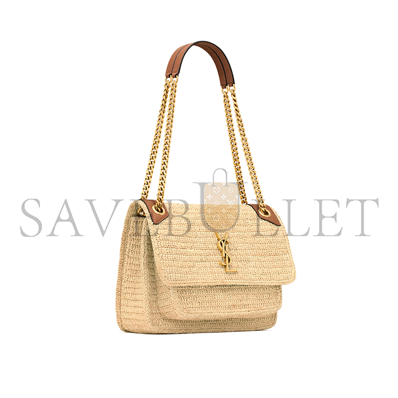 YSL NIKI MEDIUM IN RAFFIA 838875GAAFY2791 (28*20*8.5cm) YSL NIKI MEDIUM IN RAFFIA 838875GAAFY2791 (28*20*8.5cm)