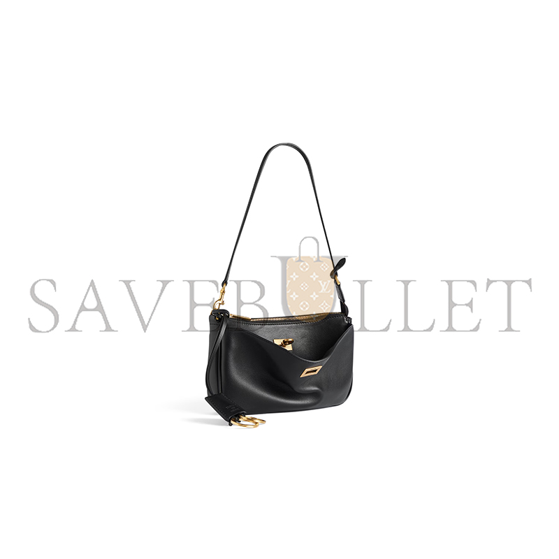 BALENCIAGA WOMEN'S RODEO SLING POCHETTE IN BLACK 8141112ABKX1000 (22*12*5cm) BALENCIAGA WOMEN'S RODEO SLING POCHETTE IN BLACK 8141112ABKX1000 (22*12*5cm)
