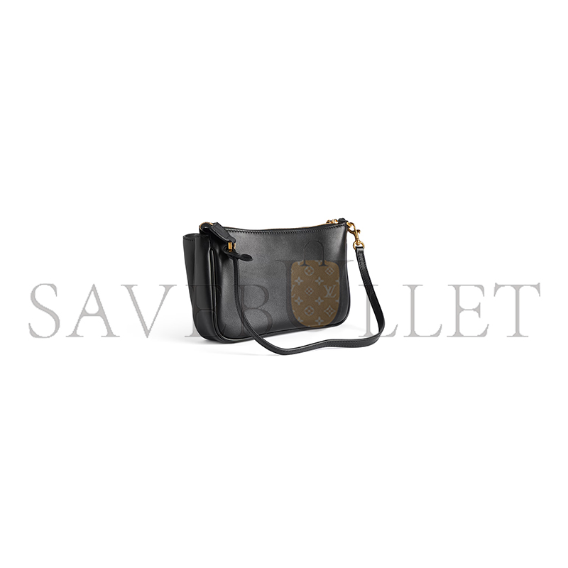 BALENCIAGA WOMEN'S RODEO SLING POCHETTE IN BLACK 8141112ABKX1000 (22*12*5cm) BALENCIAGA WOMEN'S RODEO SLING POCHETTE IN BLACK 8141112ABKX1000 (22*12*5cm)