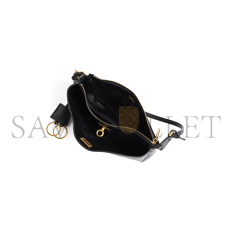 BALENCIAGA WOMEN'S RODEO SLING POCHETTE IN BLACK 8141112ABKX1000 (22*12*5cm) BALENCIAGA WOMEN'S RODEO SLING POCHETTE IN BLACK 8141112ABKX1000 (22*12*5cm)