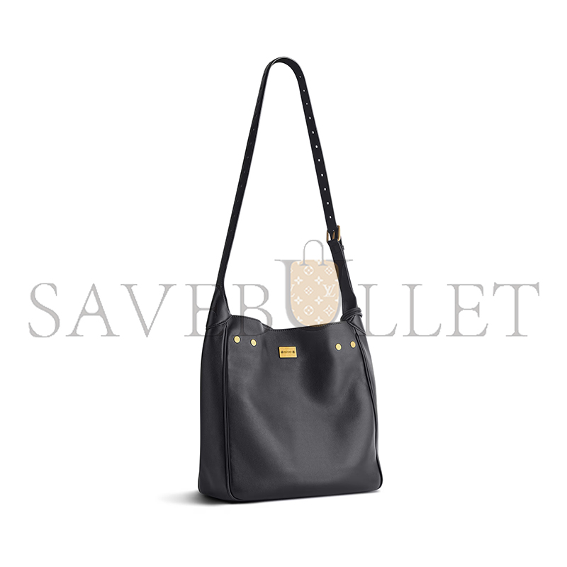 BALENCIAGA WOMEN'S BEL AIR HOBO BAG SMALL IN BLACK 8110182ABAV1000 (26.9*25.9*9.9cm) BALENCIAGA WOMEN'S BEL AIR HOBO BAG SMALL IN BLACK 8110182ABAV1000 (26.9*25.9*9.9cm)