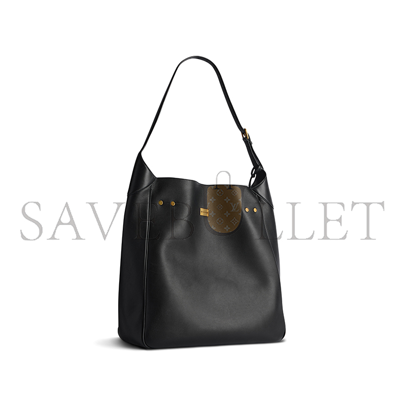 BALENAIAGA WOMEN'S BEL AIR HOBO BAG LARGE IN BLACK 8057582ABAV1000 (43.9*39.8*14.9cm) BALENAIAGA WOMEN'S BEL AIR HOBO BAG LARGE IN BLACK 8057582ABAV1000 (43.9*39.8*14.9cm)