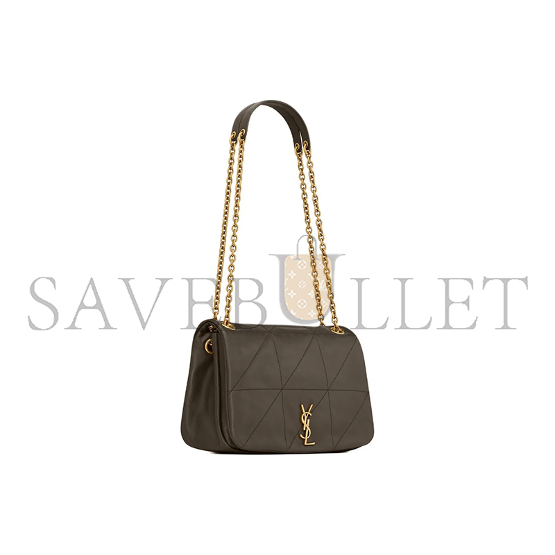 YSL JAMIE SMALL LEATHER SHOULDER BAG 763475AAB323212 (25*10*16cm)