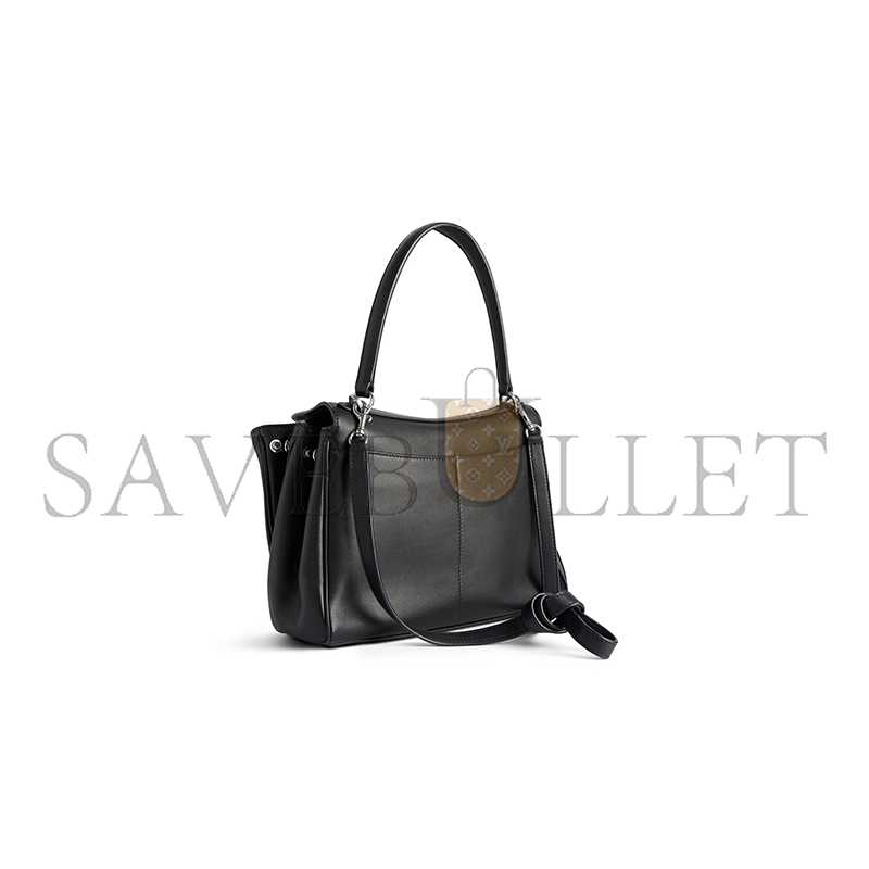 BALENCIAGA WOMEN'S RODEO HANDBAG SMALL IN BLACK 7897792AA4U1000 (27*20*10cm) BALENCIAGA WOMEN'S RODEO HANDBAG SMALL IN BLACK 7897792AA4U1000 (27*20*10cm)