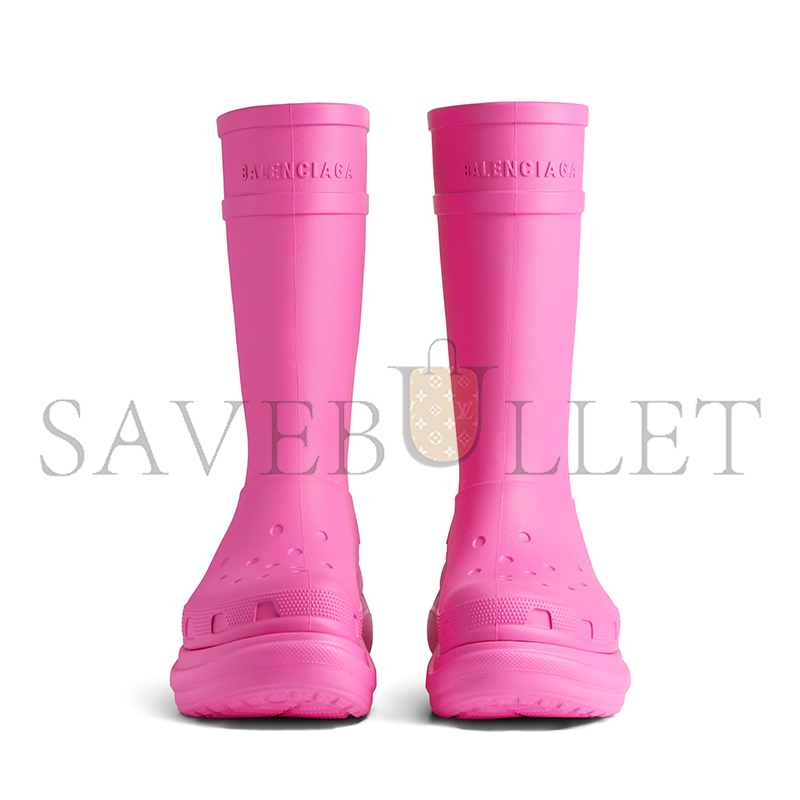 BALENCIAGA WOMEN'S CROCS™ BOOT IN BRIGHT PINK 677388W1S8E5300 BALENCIAGA WOMEN'S CROCS™ BOOT IN BRIGHT PINK 677388W1S8E5300