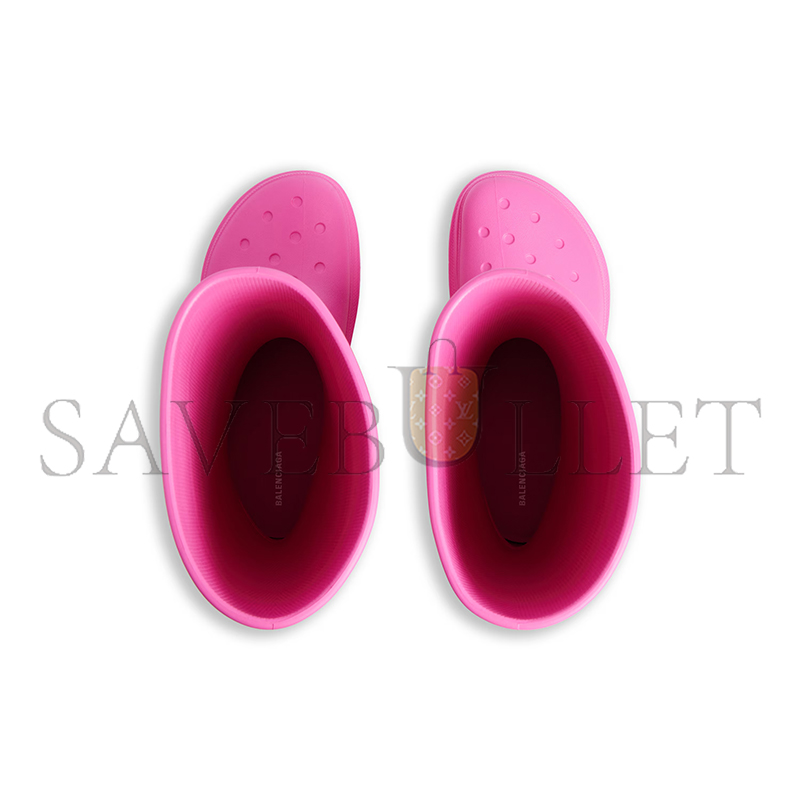 BALENCIAGA WOMEN'S CROCS™ BOOT IN BRIGHT PINK 677388W1S8E5300 BALENCIAGA WOMEN'S CROCS™ BOOT IN BRIGHT PINK 677388W1S8E5300