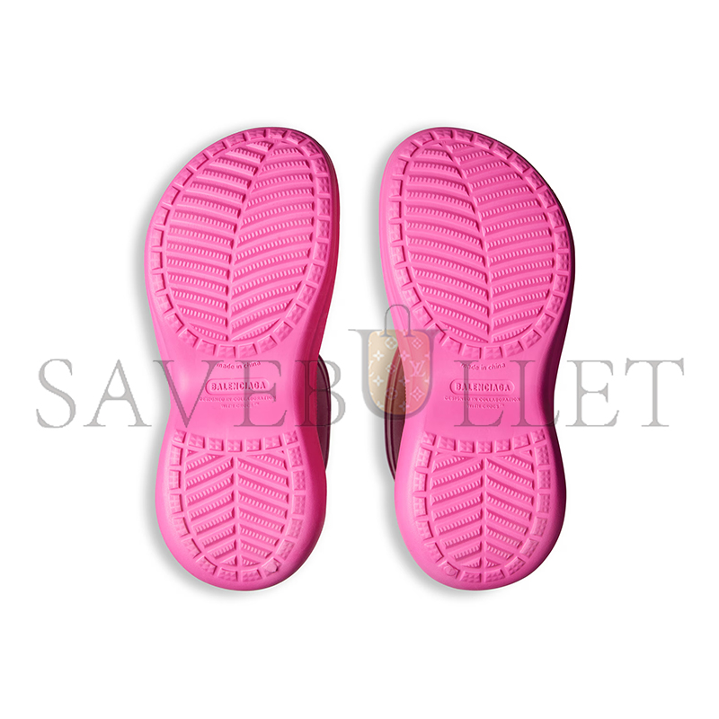 BALENCIAGA WOMEN'S CROCS™ BOOT IN BRIGHT PINK 677388W1S8E5300 BALENCIAGA WOMEN'S CROCS™ BOOT IN BRIGHT PINK 677388W1S8E5300