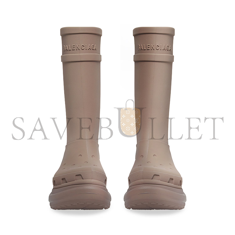 BALENCIAGA WOMEN'S CROCS™ BOOT IN BEIGE 677388W1S8E2500 BALENCIAGA WOMEN'S CROCS™ BOOT IN BEIGE 677388W1S8E2500
