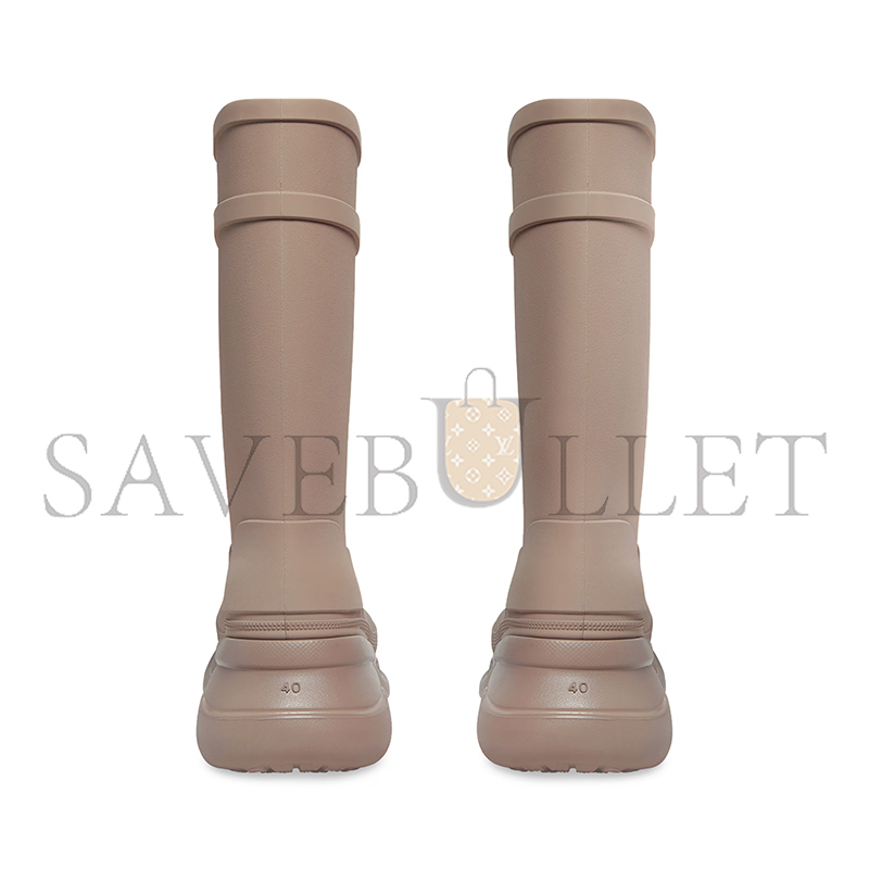 BALENCIAGA WOMEN'S CROCS™ BOOT IN BEIGE 677388W1S8E2500 BALENCIAGA WOMEN'S CROCS™ BOOT IN BEIGE 677388W1S8E2500