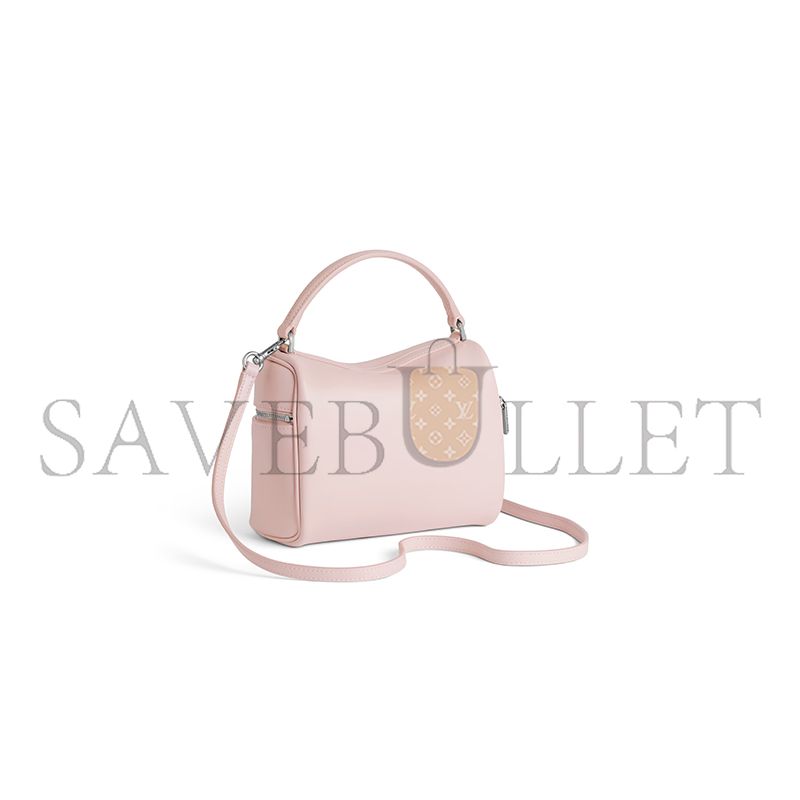 BALENCIAGA WOMEN'S RODEO VANITY IN SUEDE PINK 8455942AA4U5831 (18*12.9*8.3cm) BALENCIAGA WOMEN'S RODEO VANITY IN SUEDE PINK 8455942AA4U5831 (18*12.9*8.3cm)
