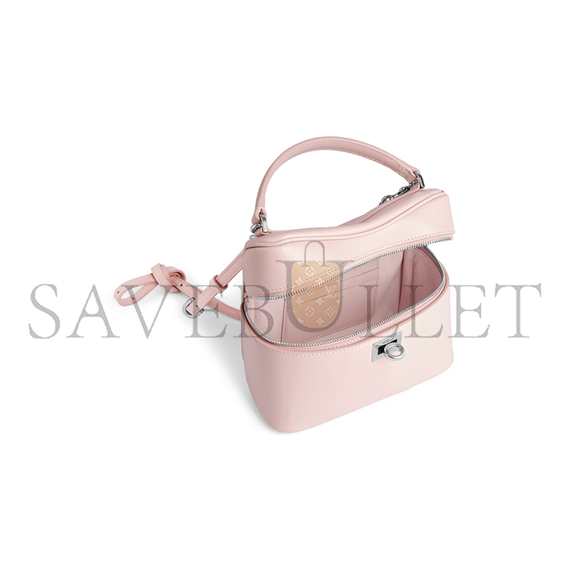 BALENCIAGA WOMEN'S RODEO VANITY IN SUEDE PINK 8455942AA4U5831 (18*12.9*8.3cm) BALENCIAGA WOMEN'S RODEO VANITY IN SUEDE PINK 8455942AA4U5831 (18*12.9*8.3cm)