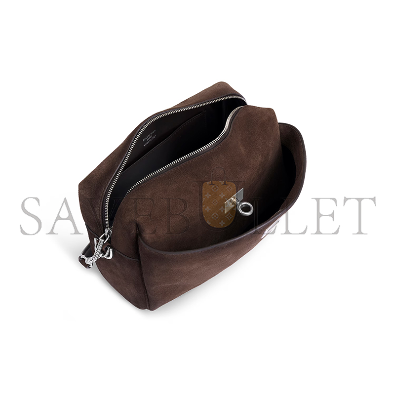 BALENCIAGA MEN'S RODEO CAMERA BAG IN LIGHT ESPRESSO 8455912AB4G2308 (22.8*15.4*9.9cm) BALENCIAGA MEN'S RODEO CAMERA BAG IN LIGHT ESPRESSO 8455912AB4G2308 (22.8*15.4*9.9cm)