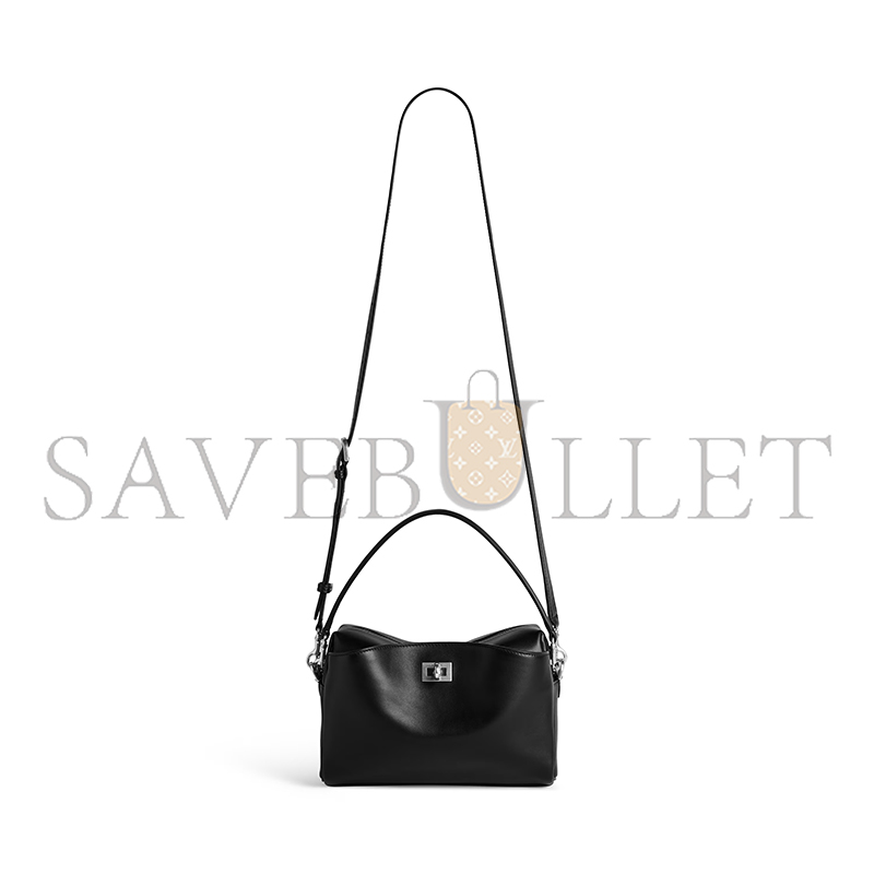 BALENCIAGA MEN'S RODEO CAMERA BAG IN BLACK 8455912AA4U1000 (22.8*15.4*9.9cm) BALENCIAGA MEN'S RODEO CAMERA BAG IN BLACK 8455912AA4U1000 (22.8*15.4*9.9cm)