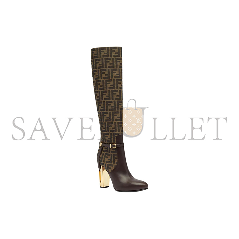 FENDI ROMA BOOTS BROWN 8W8440AJZFF1D1C