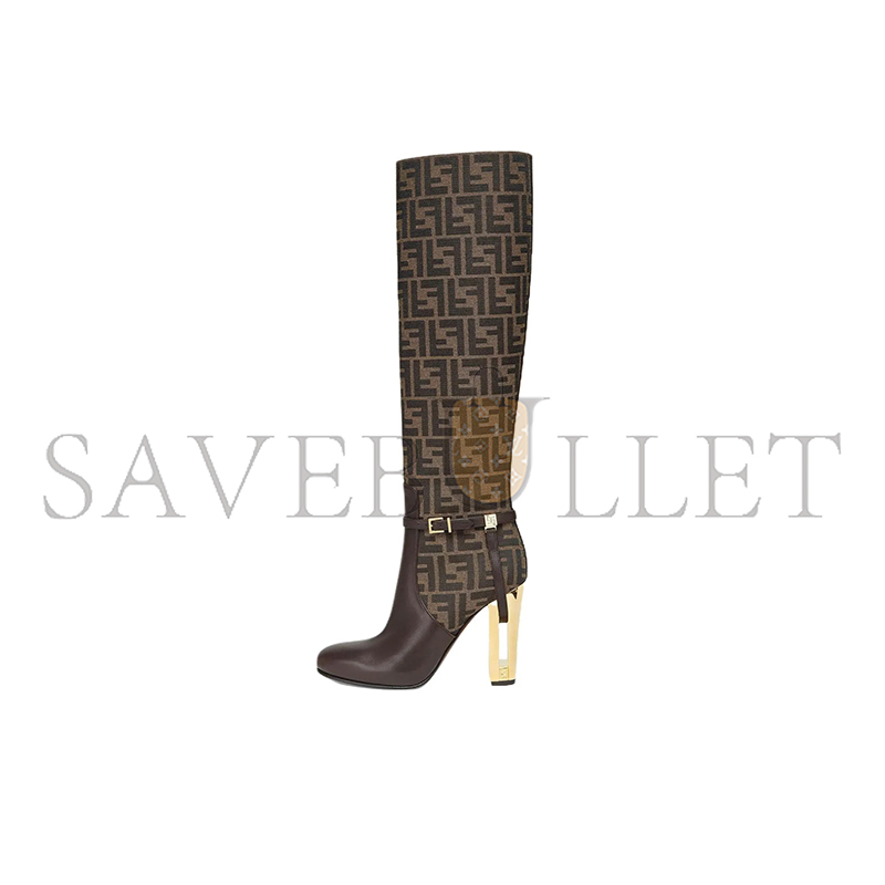 FENDI ROMA BOOTS BROWN 8W8440AJZFF1D1C