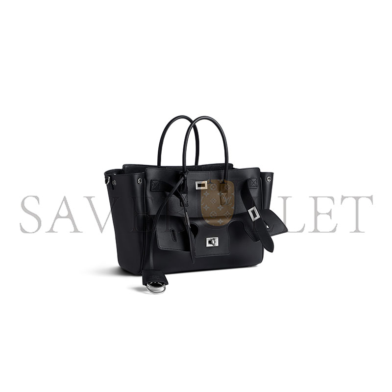 BALENCIAGA WOMEN'S BEL AIR CARRY ALL BAG SMALL IN BLACK 8356892ABAW1000 (30*20*12cm) BALENCIAGA WOMEN'S BEL AIR CARRY ALL BAG SMALL IN BLACK 8356892ABAW1000 (30*20*12cm)