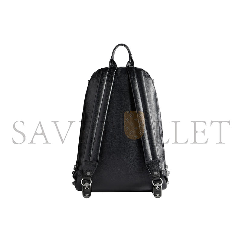 BALENCIAGA MEN'S LE CAGOLE BACKPACK IN BLACK 7662972AAXD1000 (45.9*35*18cm)