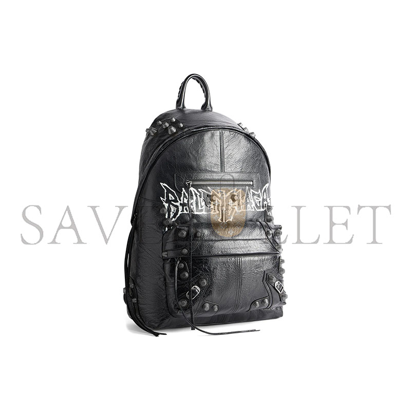 BALENCIAGA MEN'S LE CAGOLE BACKPACK IN BLACK 7662972AAXD1000 (45.9*35*18cm)
