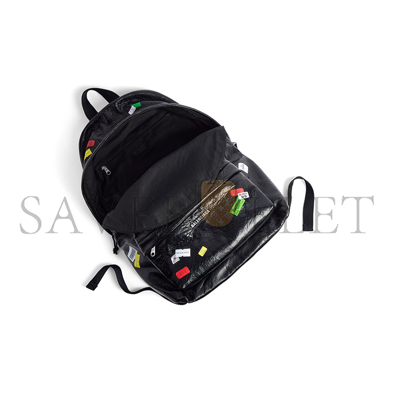 BALENCIAGA MEN'S EXPLORER BACKPACK IN BLACKMULTICOLOR 5032212AB531084 (47*35*20cm) BALENCIAGA MEN'S EXPLORER BACKPACK IN BLACKMULTICOLOR 5032212AB531084 (47*35*20cm)